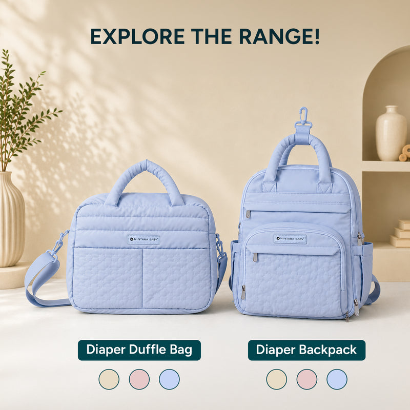 Diaper Bag - Backpack | Powder Blue
