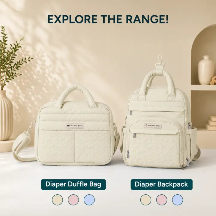 Diaper Bag - Backpack | Vanilla