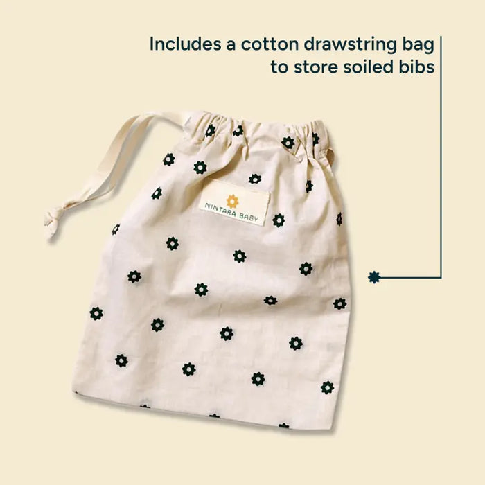 Baby Bandana Bibs - Set of 3 | Golden Bloom Pack