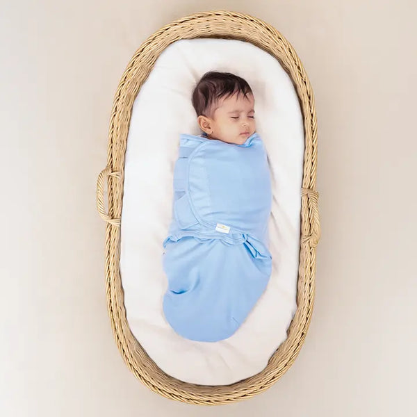 Wake Me Not Swaddle | Baby Blue