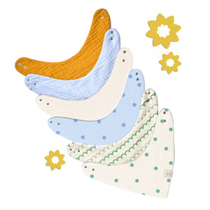 Baby Bandana Bibs - Set of 6 | Mega Pack