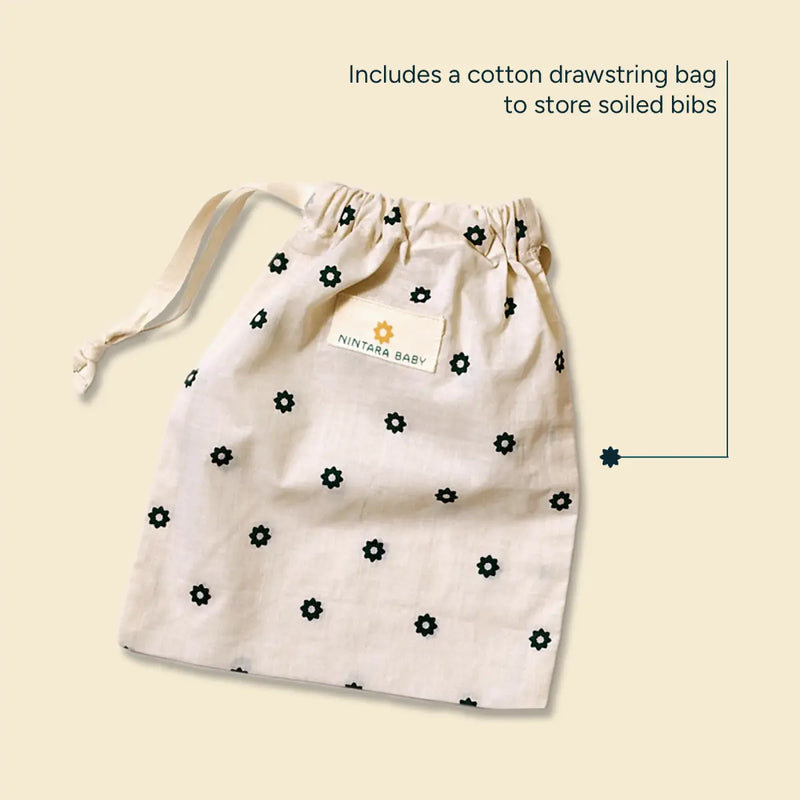 Baby Bandana Bibs Set of 3 | Beige Trio Pack