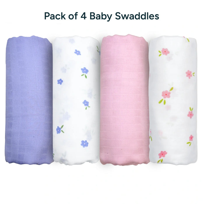 Baby Swaddle Extra Large Set of 4 | Blossom Baby