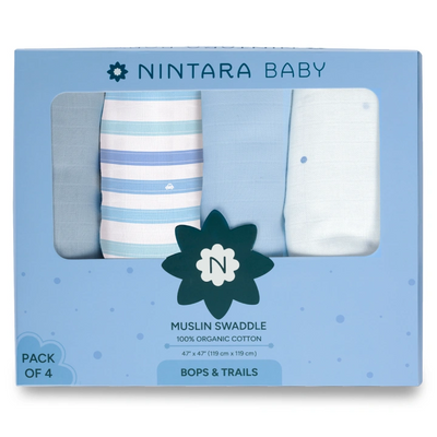 Baby Swaddle Extra Large Set of 4 | Bops & Trails