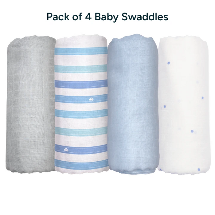 Baby Swaddle Extra Large Set of 4 | Bops & Trails