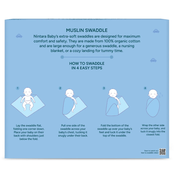 Baby Swaddle Extra Large Set of 4 | Bops & Trails