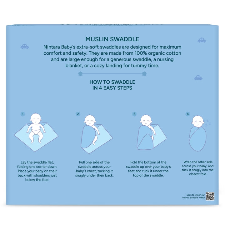 Baby Swaddle Extra Large Set of 4 | Bops & Trails