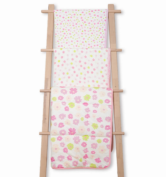 The Ultimate Baby Blanket Bundle - Set of 3 | Blush Blossoms