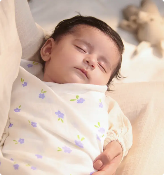 Muslin Baby Swaddle - Extra-Large - Set of 2 | Lemon Blush Blossom