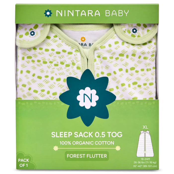 Baby Sleep Sack 0.5 TOG - Forest Flutter