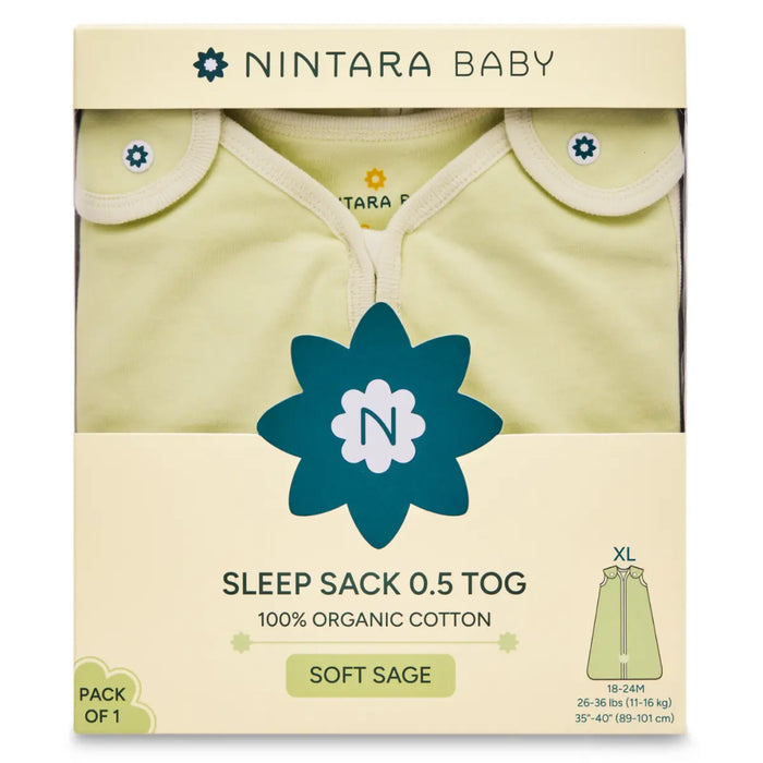 Baby Sleep Sack 0.5 TOG - Soft Sage