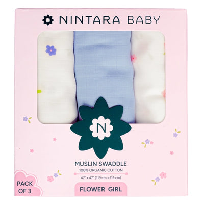 Baby Swaddle Extra Large Set of 3 | Flower Girl