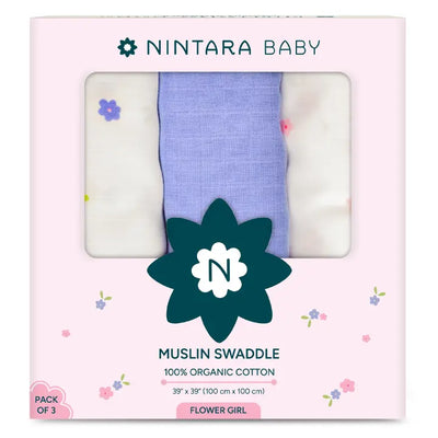 Baby Swaddle - Large - Set of 3 | Flower Girl