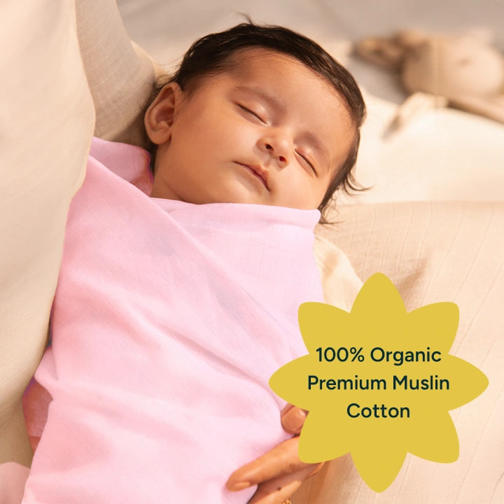 Baby Swaddle Extra Large Set of 4 | Flower Girl