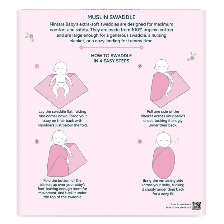 Baby Swaddle Extra Large Set of 3 | Flower Girl