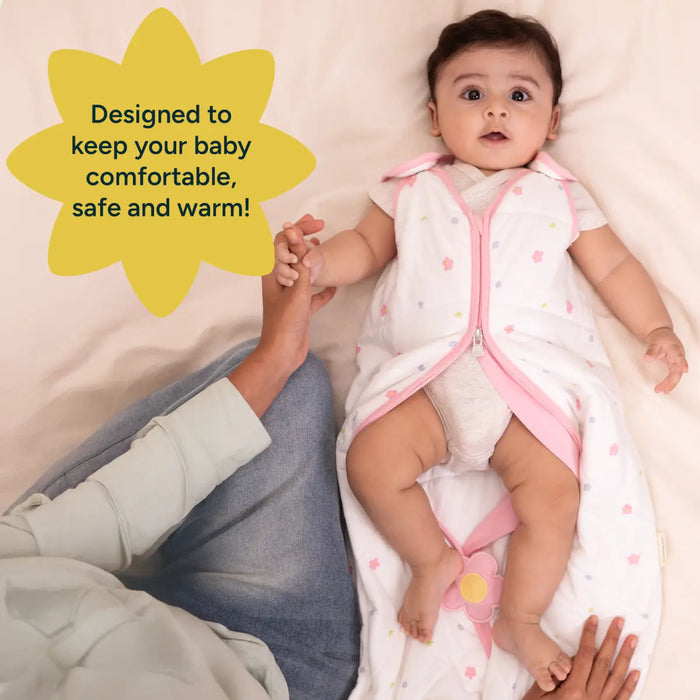 Baby Sleep Sack 1.5 TOG | Flower Shower