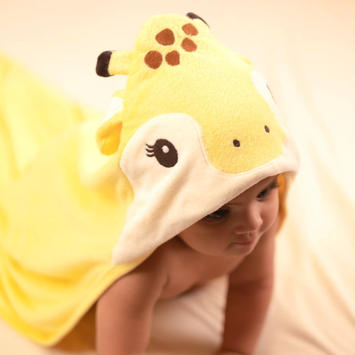 Bamboo Baby Hooded Towel | Giraffe