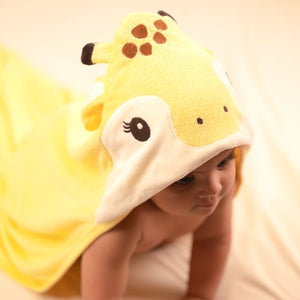Bamboo Baby Hooded Towel | Giraffe