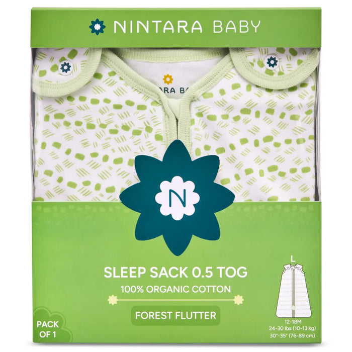 Baby Sleep Sack 0.5 TOG - Forest Flutter