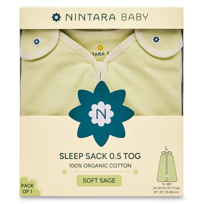 Baby Sleep Sack 0.5 TOG - Soft Sage