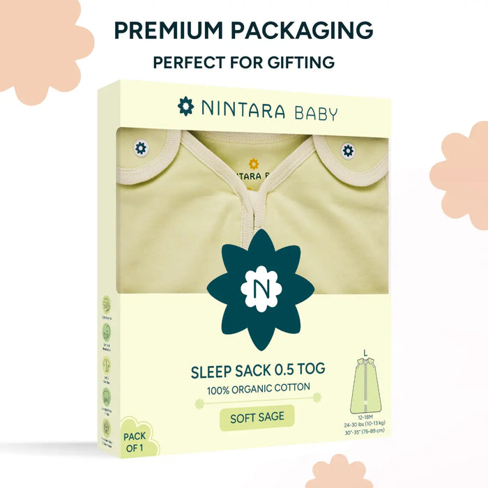 Baby Sleep Sack 0.5 TOG - Soft Sage
