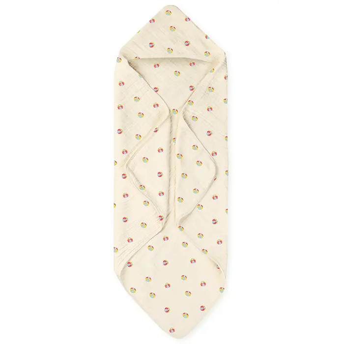 Muslin Baby Hooded Towel | Little Bouncers