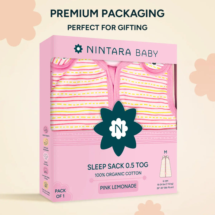 Baby Sleep Sack 0.5 TOG - Pink Lemonade