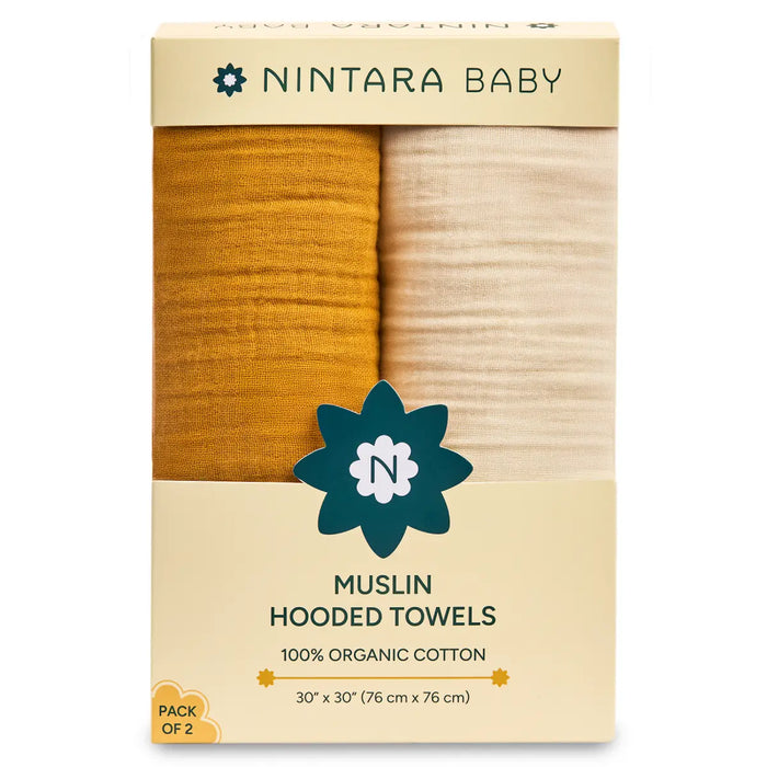 Baby Hooded Towel Set of 2 | Solids Set