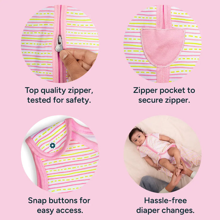 Baby Sleep Sack 0.5 TOG - Pink Lemonade