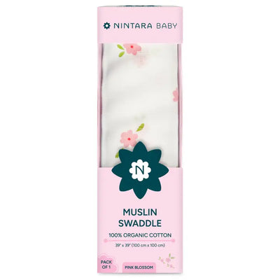 Baby Swaddle - Large | Pink Blossoms