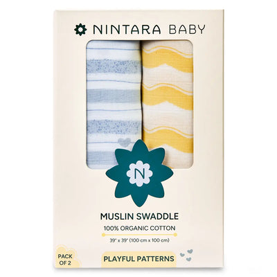 Baby Swaddle Large Set of 2 | Playful Patterns