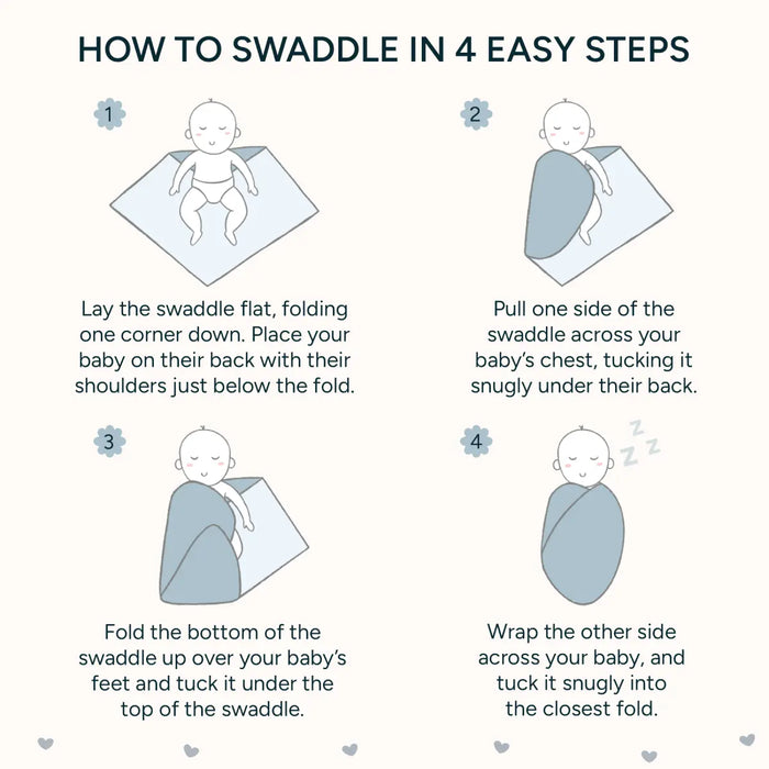 Baby Swaddle Large Set of 2 | Playful Patterns