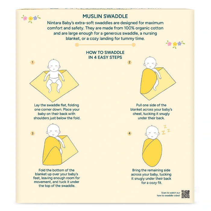 Baby Swaddle Extra Large Set of 3 | Pretty Blossom