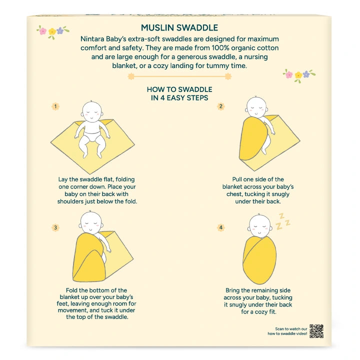 Baby Swaddle Extra Large Set of 3 | Pretty Blossom