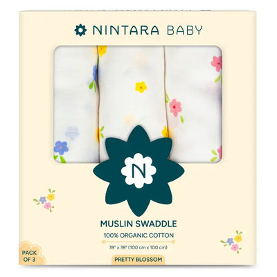 Baby Swaddle - Large - Set of 3 | Pretty Blossom