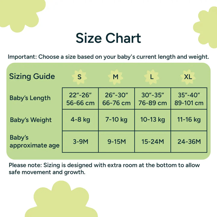 Baby Sleep Sack 0.5 TOG - Set of 3