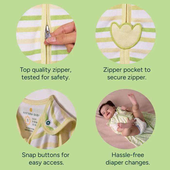 Baby Sleep Sack 0.5 TOG - Citrus Stripes
