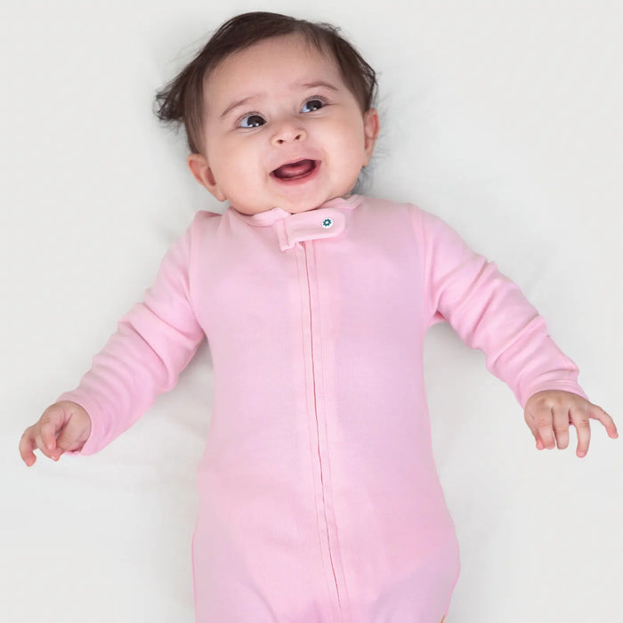 Footless Bodysuit | Solid Pink