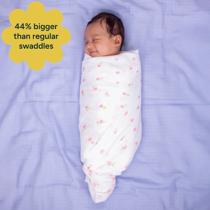 Baby Swaddle Extra Large | Pink Blossom