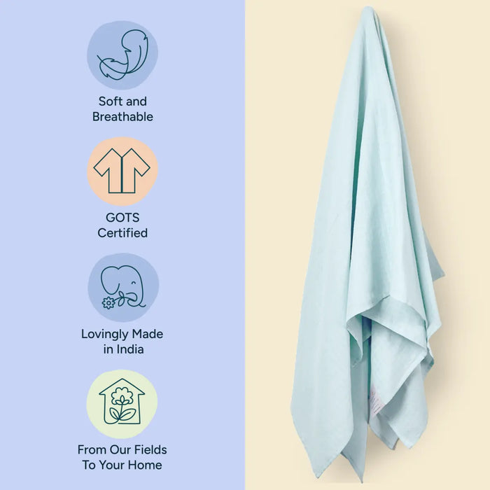 Baby Swaddle Extra Large | Sleepy Blue