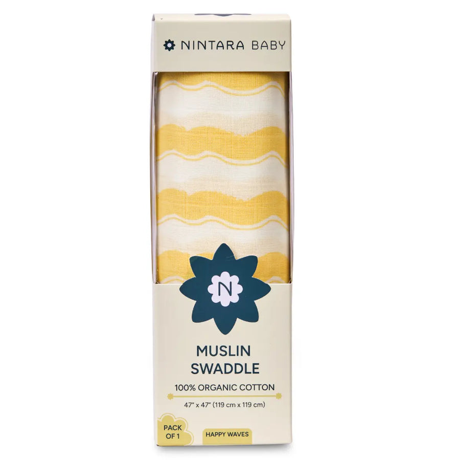 Baby Swaddle - Extra-Large | Happy Waves