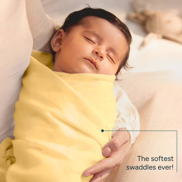 Baby Swaddle Extra Large Set of 4 | Simple Solids