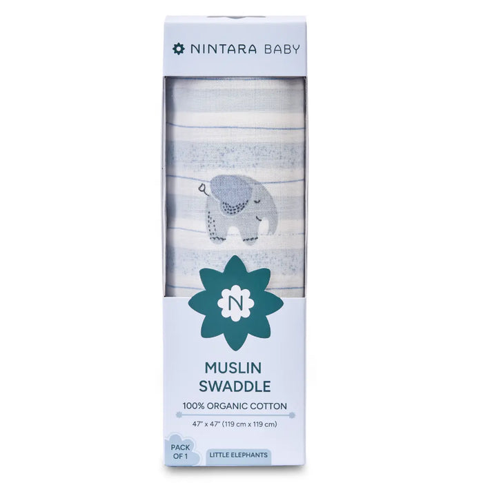 Baby Swaddle Extra Large | Little Elephants