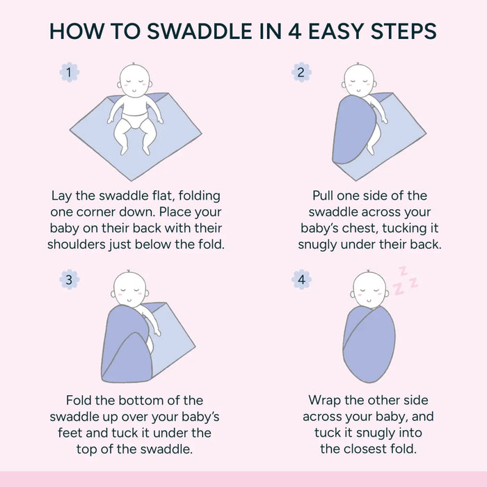 Baby Swaddle Extra Large | Soft Purple