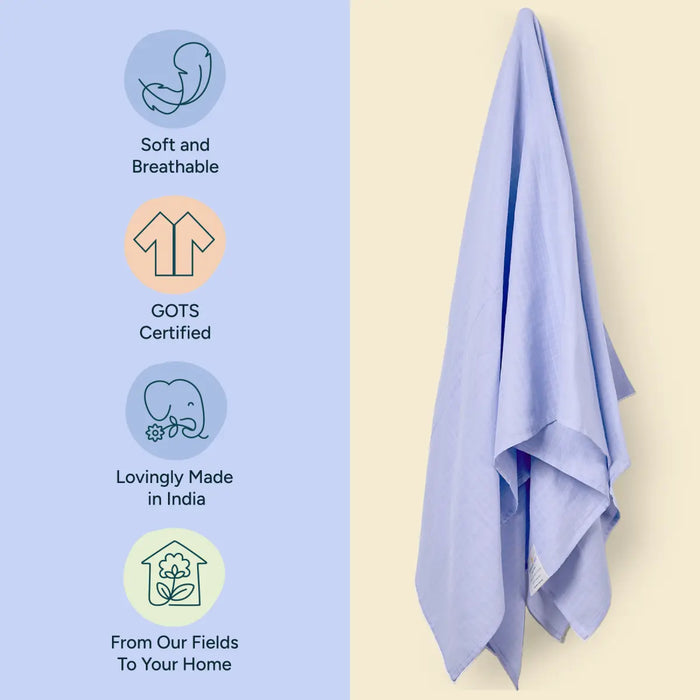 Baby Swaddle Extra Large | Soft Purple