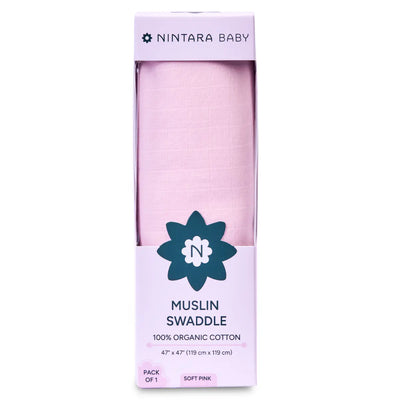 Baby Swaddle Extra Large | Soft Pink