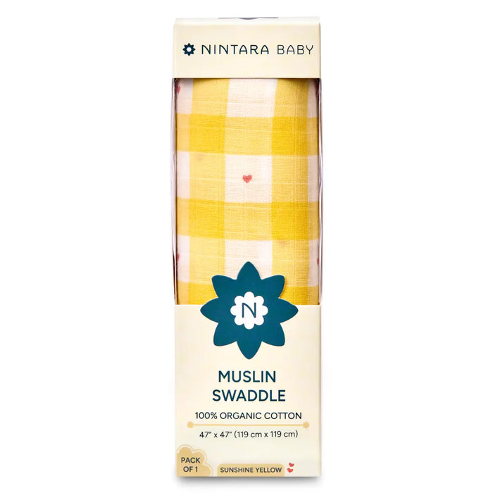 Baby Swaddle Extra Large | Sunshine Yellow