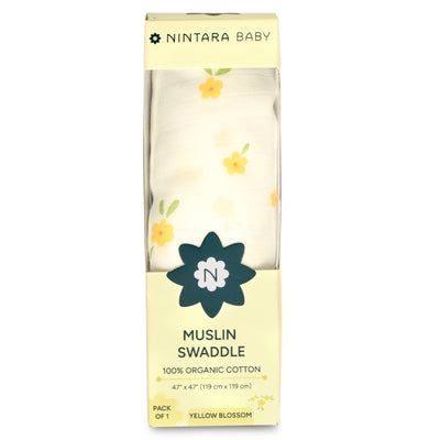 Baby Swaddle Extra Large | Yellow Blossom