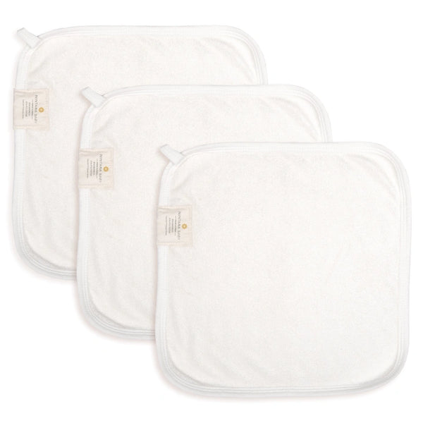 So-Softs Bamboo Washcloths - White Pack | Set of 3