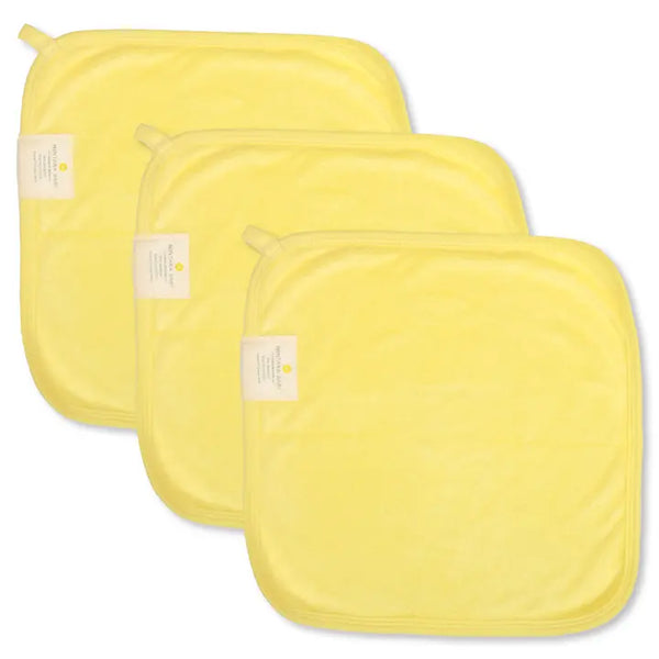 So-Softs Bamboo Washcloths - Yellow Pack | Set of 3